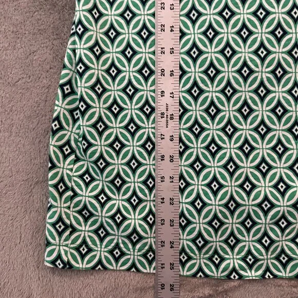 Boden Florrie Jersey Cotton Dress Gemoetric Pattern 12 Long 12L Tall - Picture 5 of 7